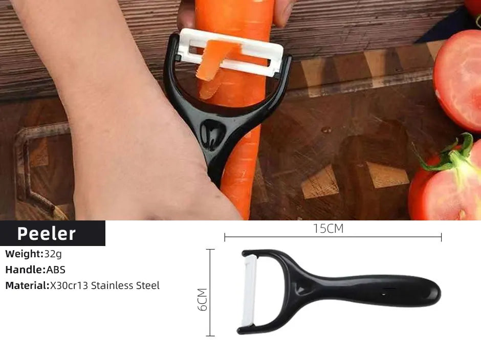 🔪 6PCS Premium Kitchen Knife Set