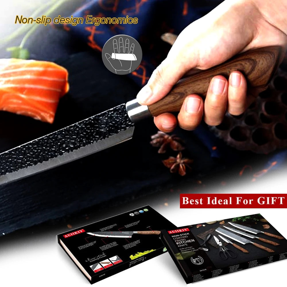 🔪 6PCS Premium Kitchen Knife Set