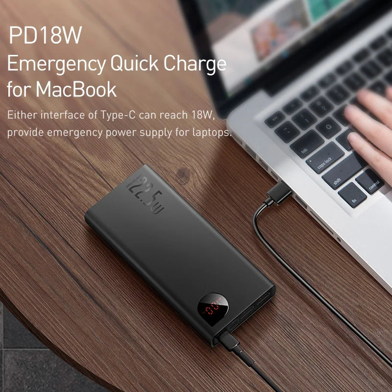 🔋 Baseus 20000mAh Fast Charging Power Bank