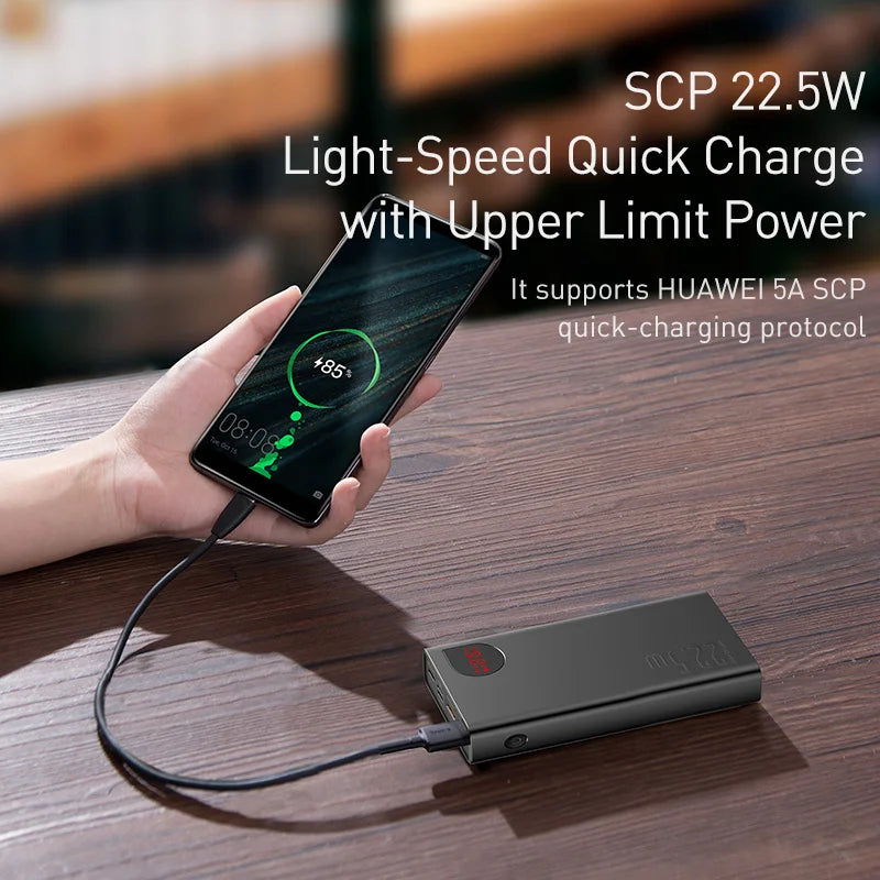 🔋 Baseus 20000mAh Fast Charging Power Bank
