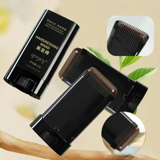 3-Color Quick Touch-Up Hair Dye Stick with Comb