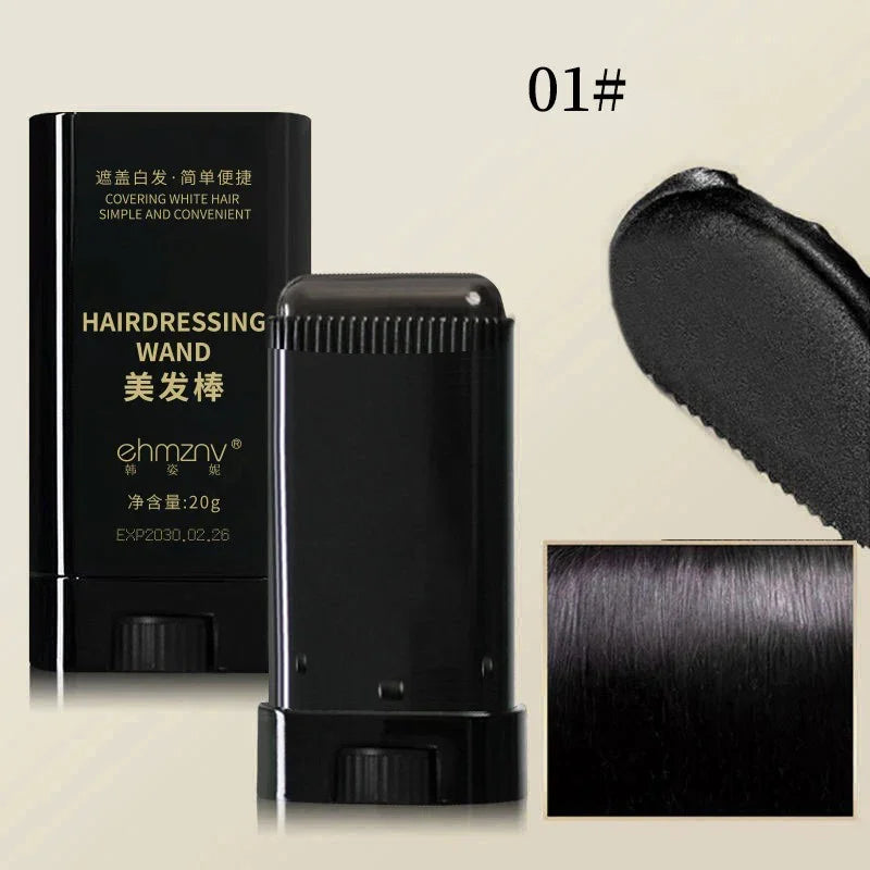 3-Color Quick Touch-Up Hair Dye Stick with Comb
