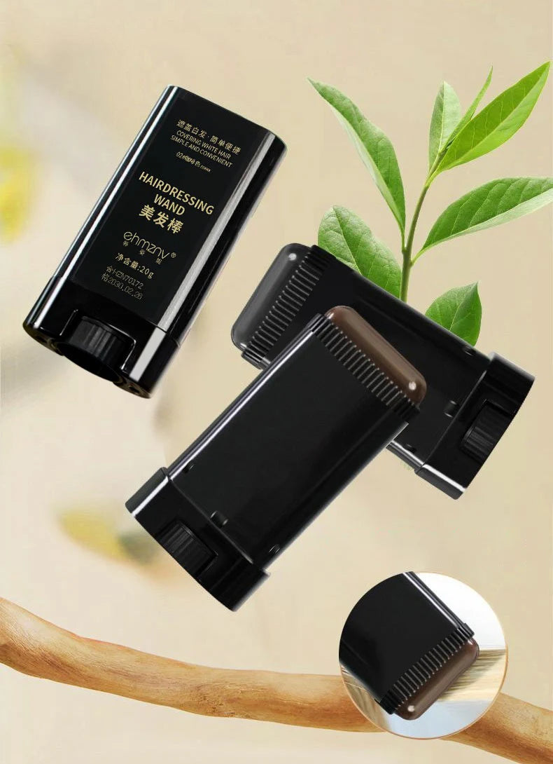 3-Color Quick Touch-Up Hair Dye Stick with Comb