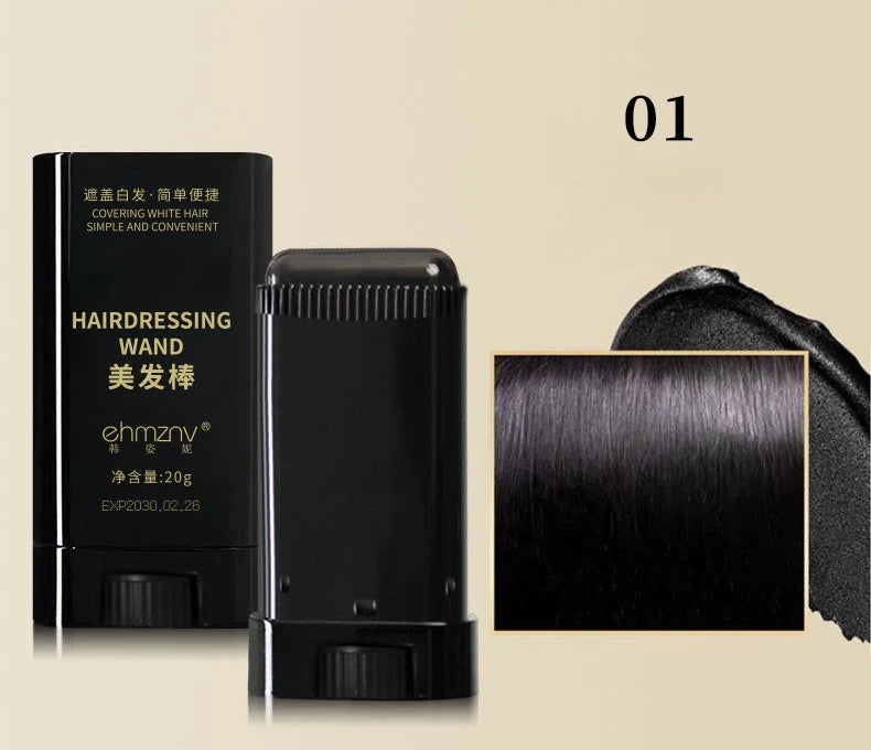 3-Color Quick Touch-Up Hair Dye Stick with Comb
