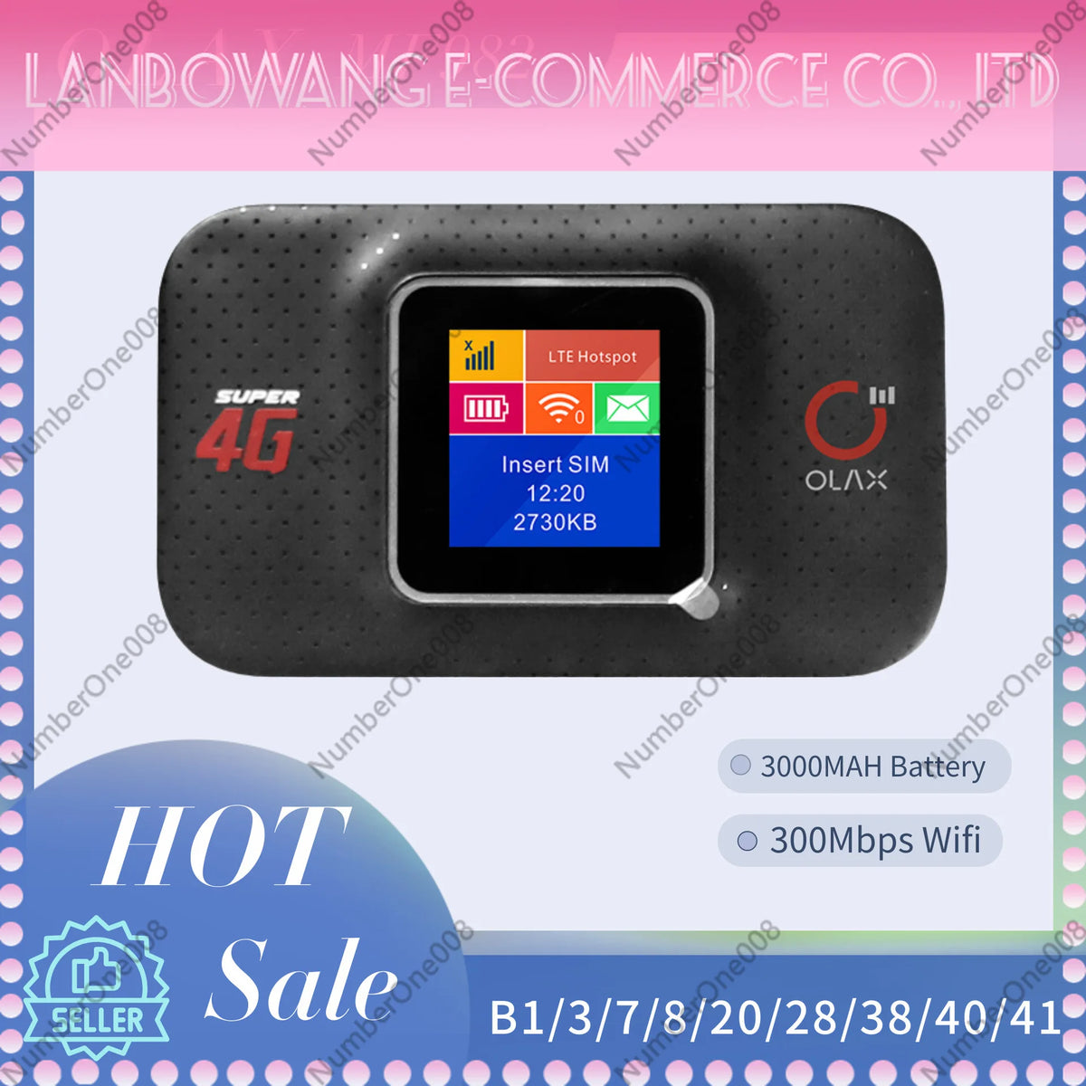 📶 4G Portable WiFi Router