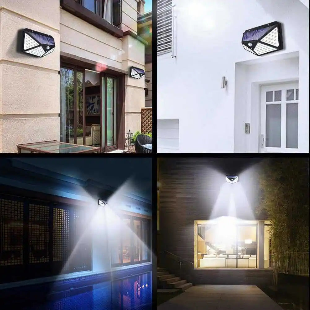 100 LED Solar Motion Sensor Light