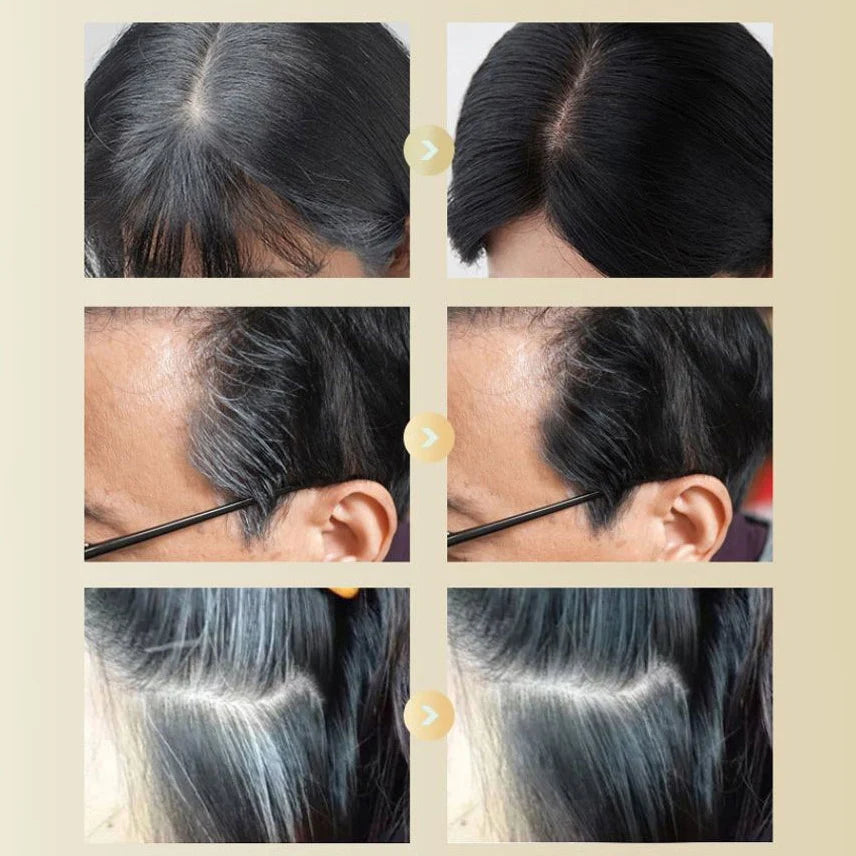 3-Color Quick Touch-Up Hair Dye Stick with Comb
